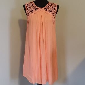Trixxi Coral Shift Dress NWOT
